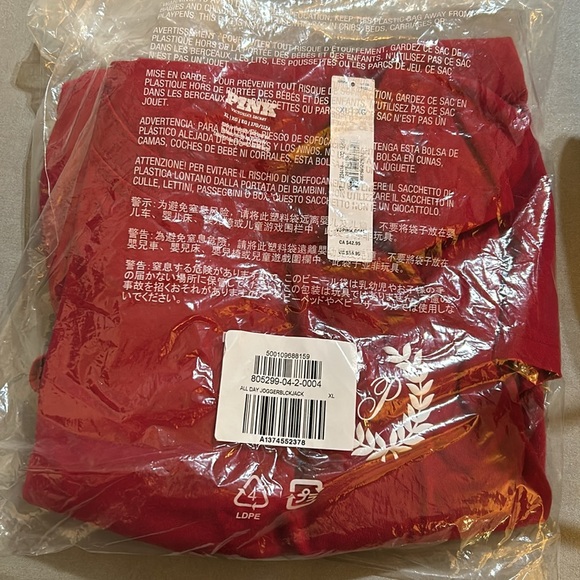 Pink by , Victoria’s Secret Campus long sleeve tee size XL - Picture 2 of 2